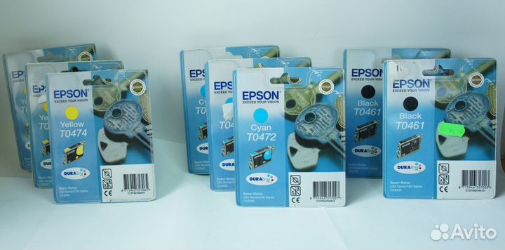 Чернила оригинал и совместимые Epson HP