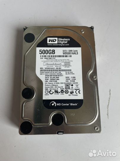 Жесткий диск 500gb