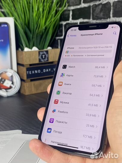 iPhone X, 256 ГБ