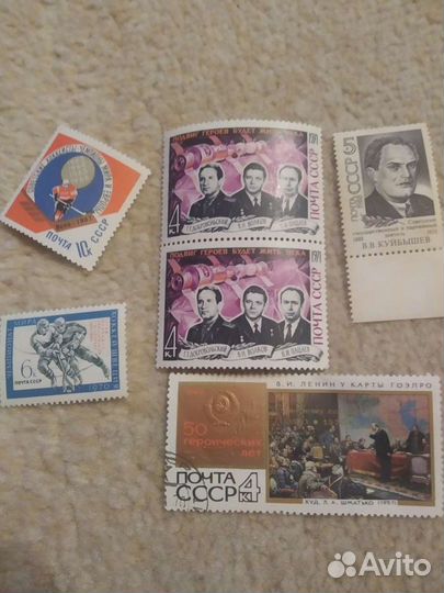 Марки без гашения надпечатки