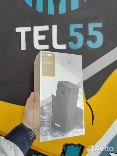 Powerbank 60000 mAh Romoss новый