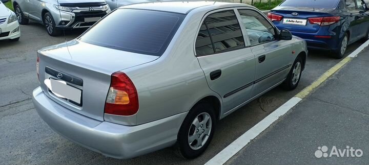 Hyundai Accent 1.5 МТ, 2007, 364 000 км