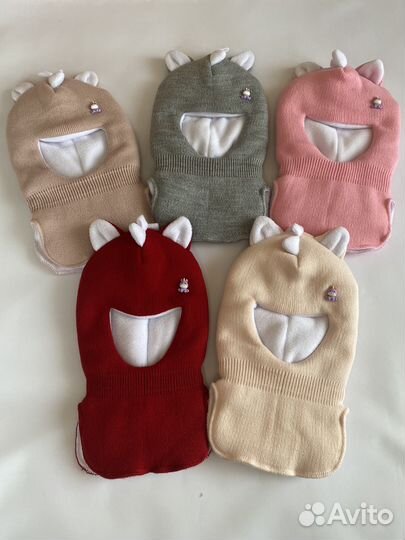 Шапка шлем для девочки