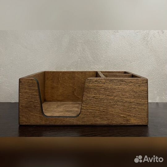 Салфетница деревянная органайзер