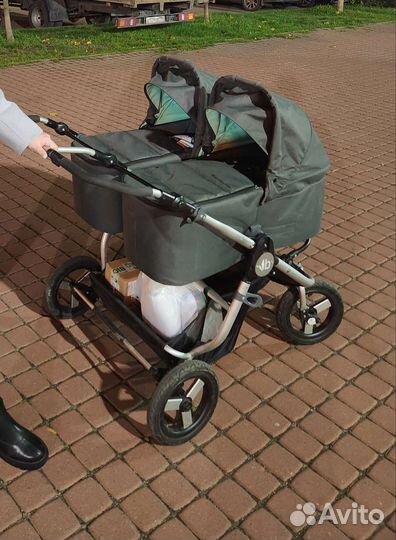 Bumbleride indie twin 2 в 1 коляска для двойни