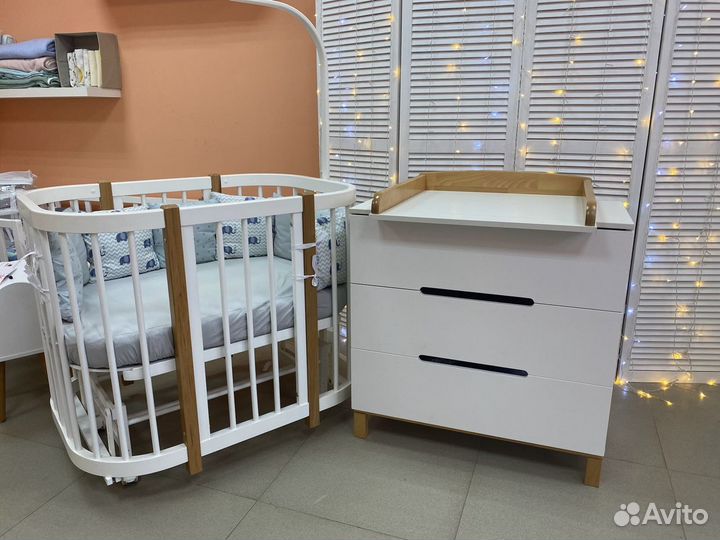 Пеленальный комод с быстросъемной доской