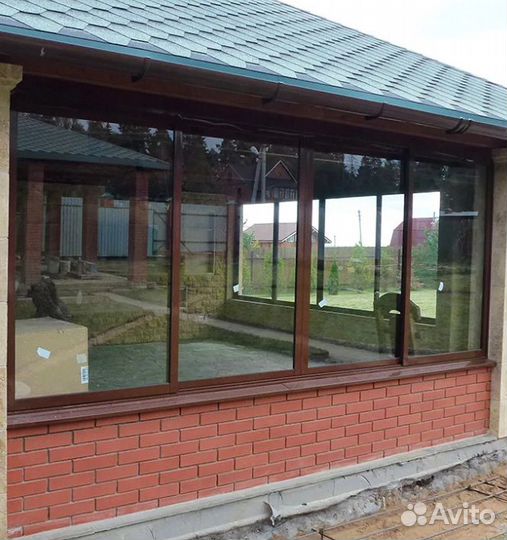 Окна из алюминия раздвижные