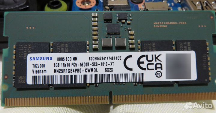 Оперативная память DDR5 16gb 4800 sodimm