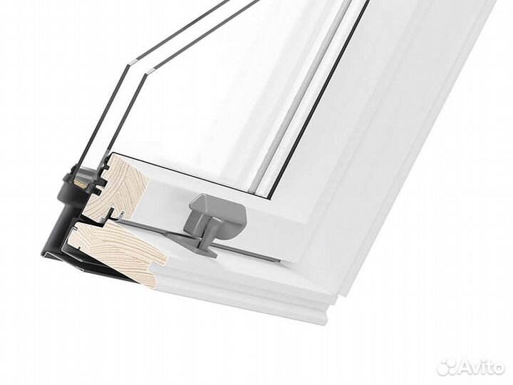 Окно мансардное Dakea KAV B900 550x1180 мм