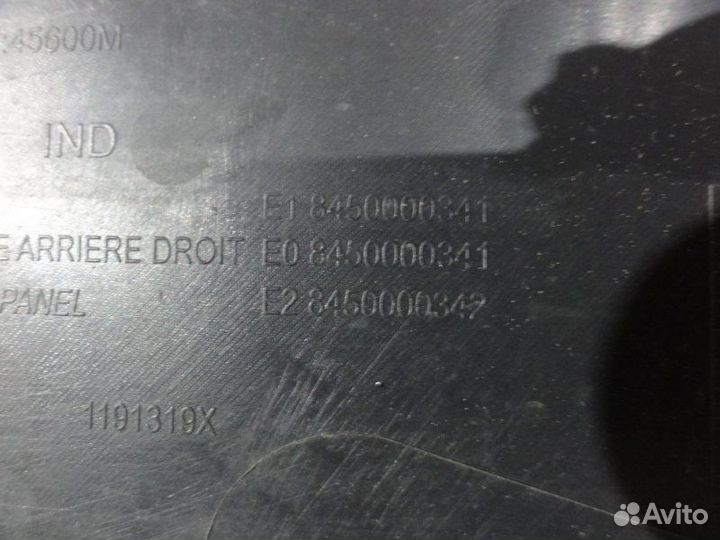 Обшивка двери задней правой Лада Ларгус универсал