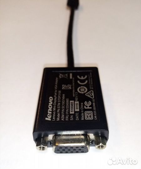 Адаптер переходник Lenovo Mini-DisplayPort to VGA