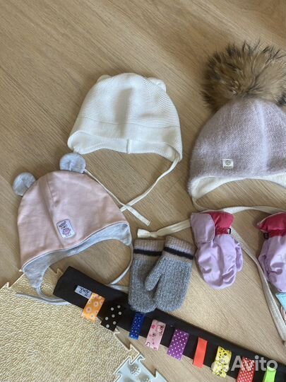 Шапка детская для девочки 44-46