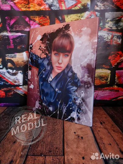 Портрет на холсте по фото