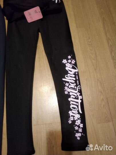 Лосины на флисе,девочкам