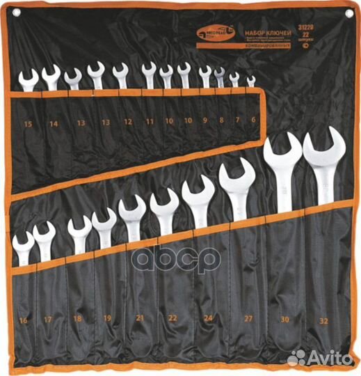 Набор комбинир.ключей 22шт. 31220 3122