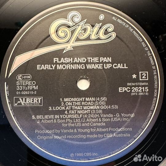 Flash And The Pan – Early Morning Wake Up Call
