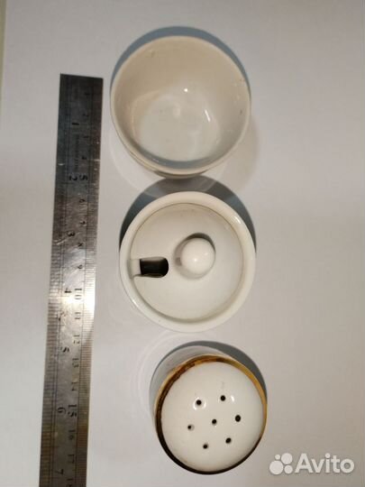 Солонка, перечница, соусник.Краснодар. Чайка. СССР