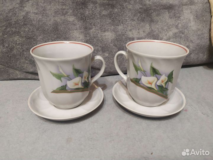 Чашка с блюдцем