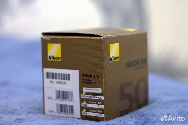 Объектив nikon 50mm 1.8 D