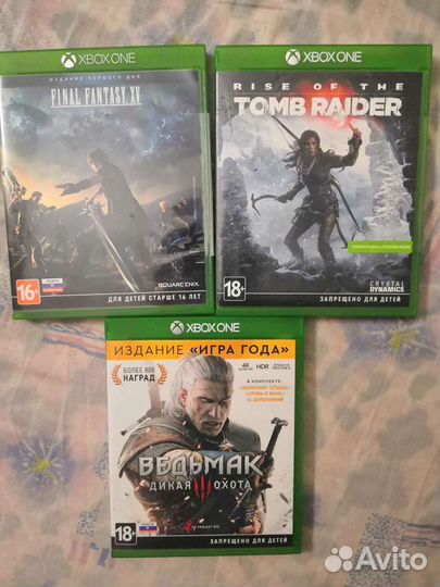Игры на xbox One диски