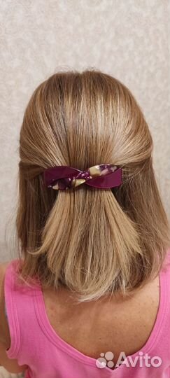 Заколка для волос бесконечность