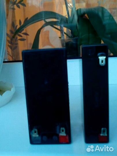 Аккамуляторы 6 и 12 вольт