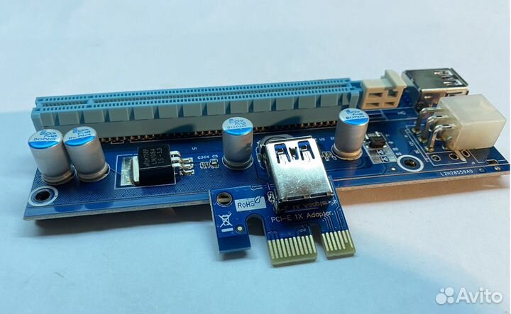 Райзер 6pin Riser pci-e x16 usb - 60см