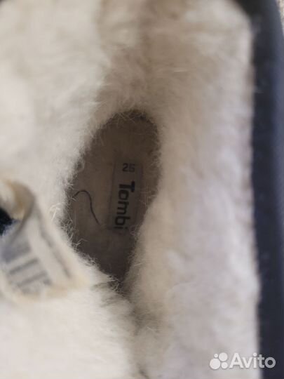 Ботинки зимние детские 25