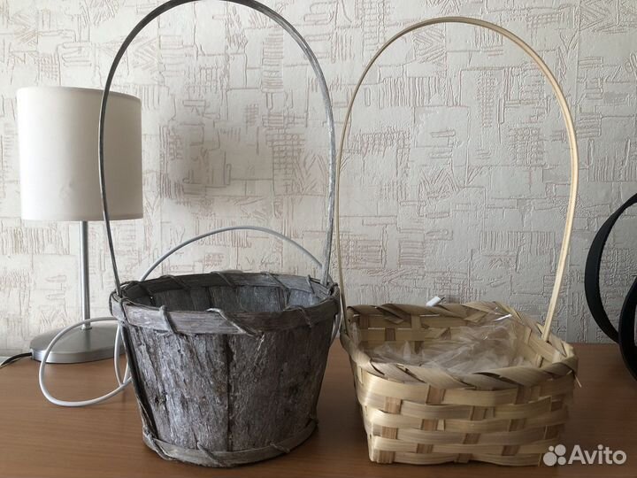 Корзина плетеная декоративная