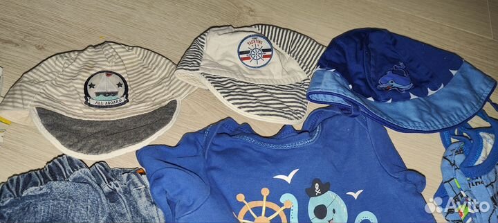 Детские вещи для мальчика пакетом много 68 74