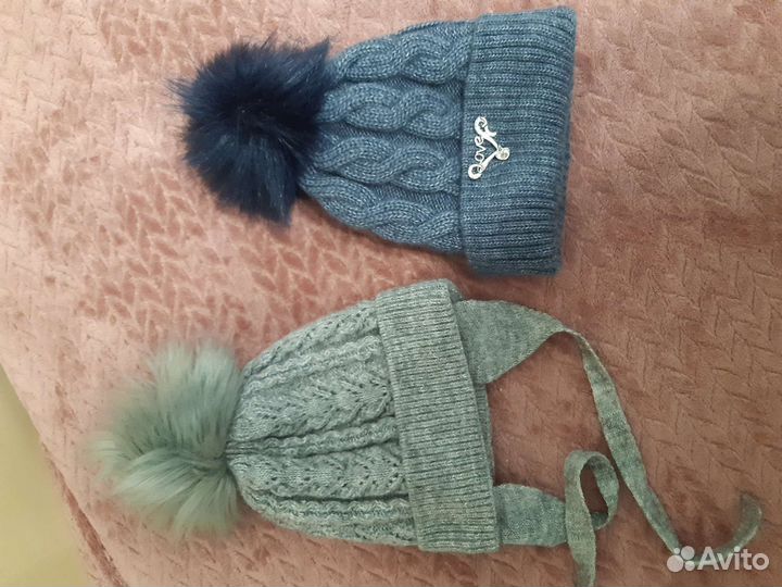 Шапка зимняя для девочки 50 52