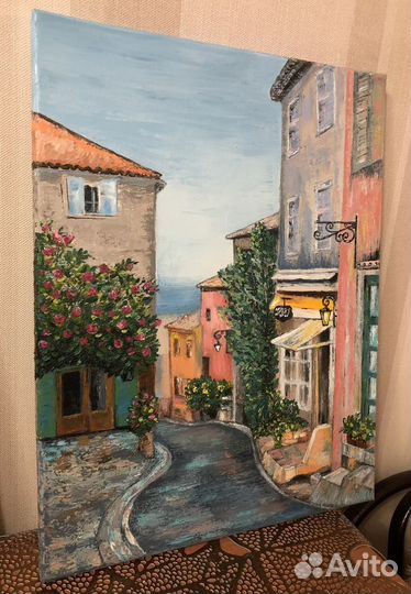 Картина городской пейзаж