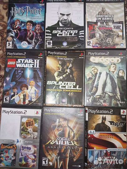 Sony рlaystation 2 ps2 диски