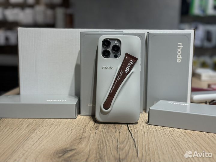 Чехол rhode с блеском для iPhone 15 Pro/15 Pro Max