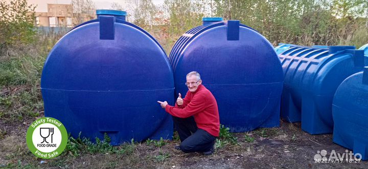 Емкость для воды 5000 л / гарантия 5 лет