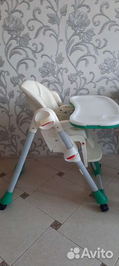 Стульчик для кормления chicco polly