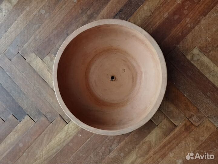 Глиняный горшок кашпо керамика