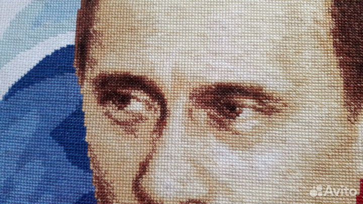Вышивка крестиком Президент В. В. Путин