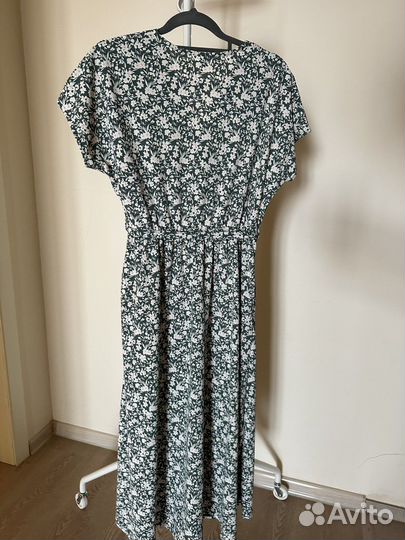 Uniqlo платье цветочный принт