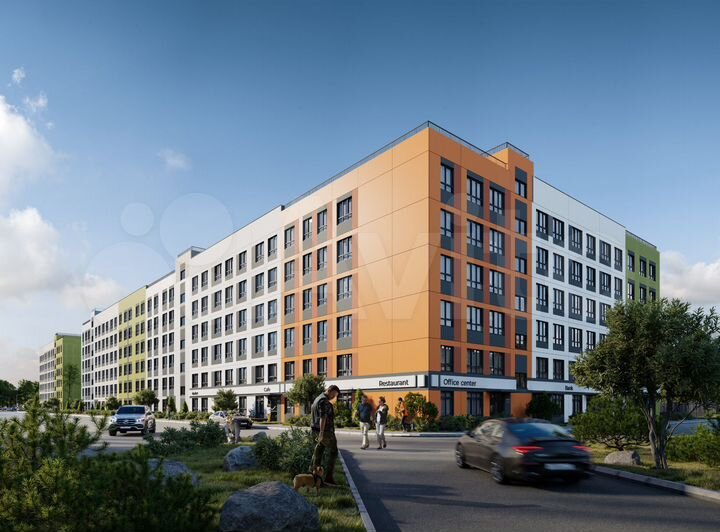 3-к. квартира, 62,7 м², 4/6 эт.