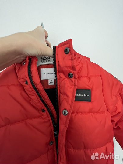 Calvin klein детская куртка демисезонная
