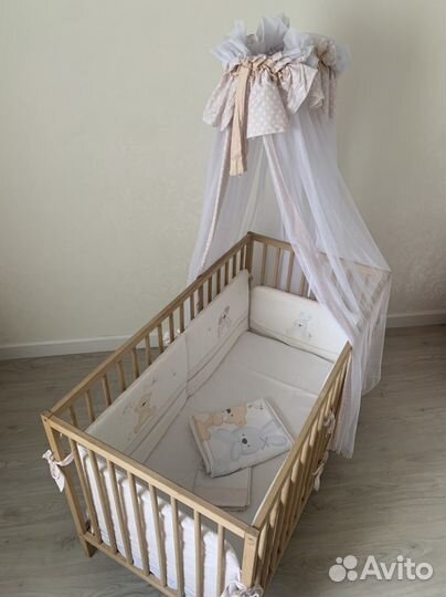 Детская кровать IKEA с матрасом