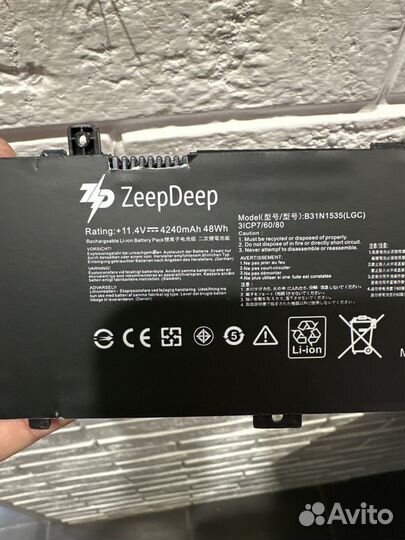 Новый аккумулятор asus ux310 ux410 11.4v 4240mAh