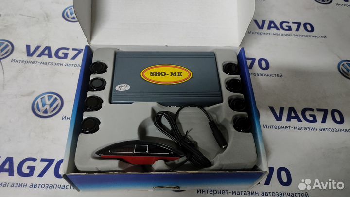 Парктроник Sho-Me Y-2616N08 Black (8х зонный)