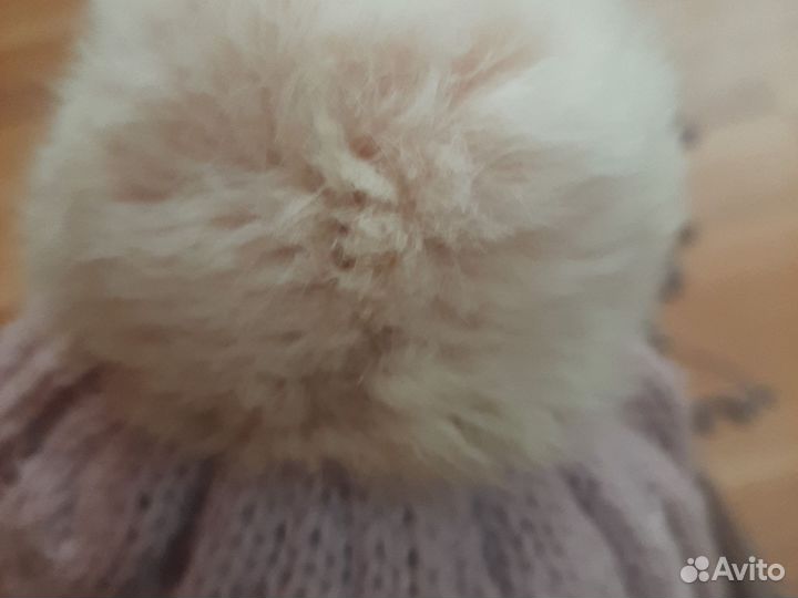 Шапка с шарфом