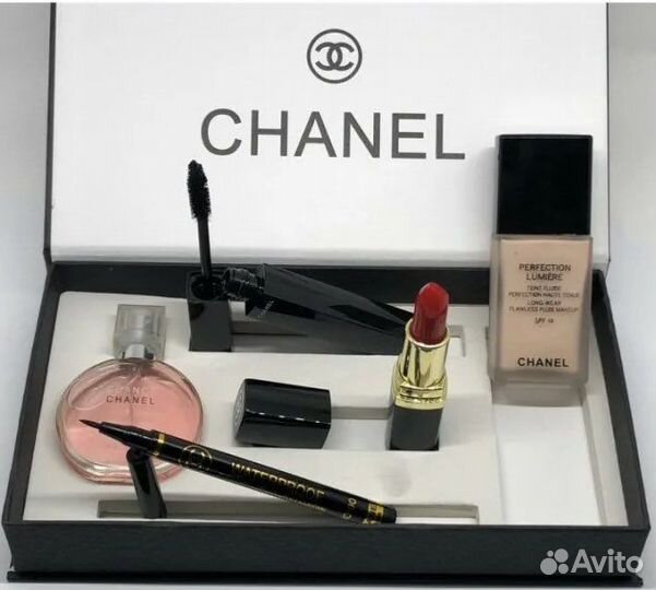 Наборы Chanel 5в1 на подарок (2 вида)