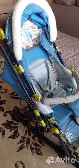 Санки коляска nika 7 2