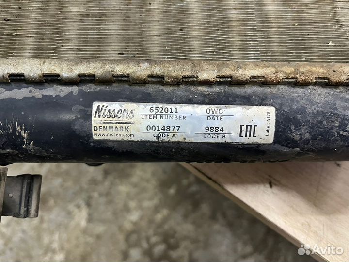 Радиатор охлаждения Skoda octavia a4