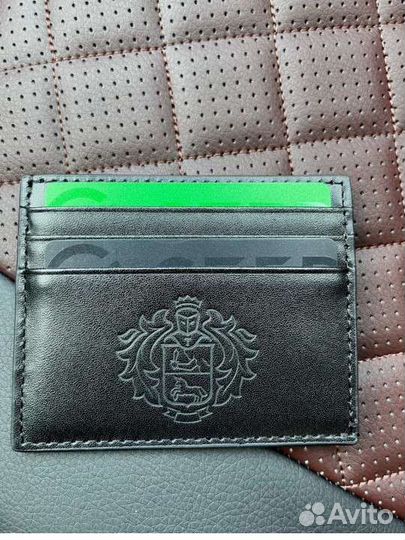 Картхолдер из натуральной кожи Тинькофф