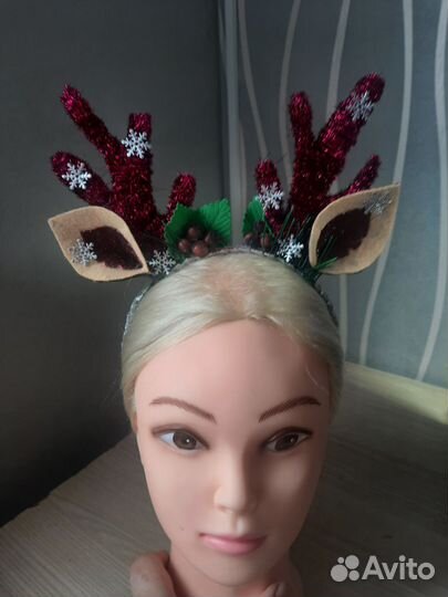 Ободок с рожками